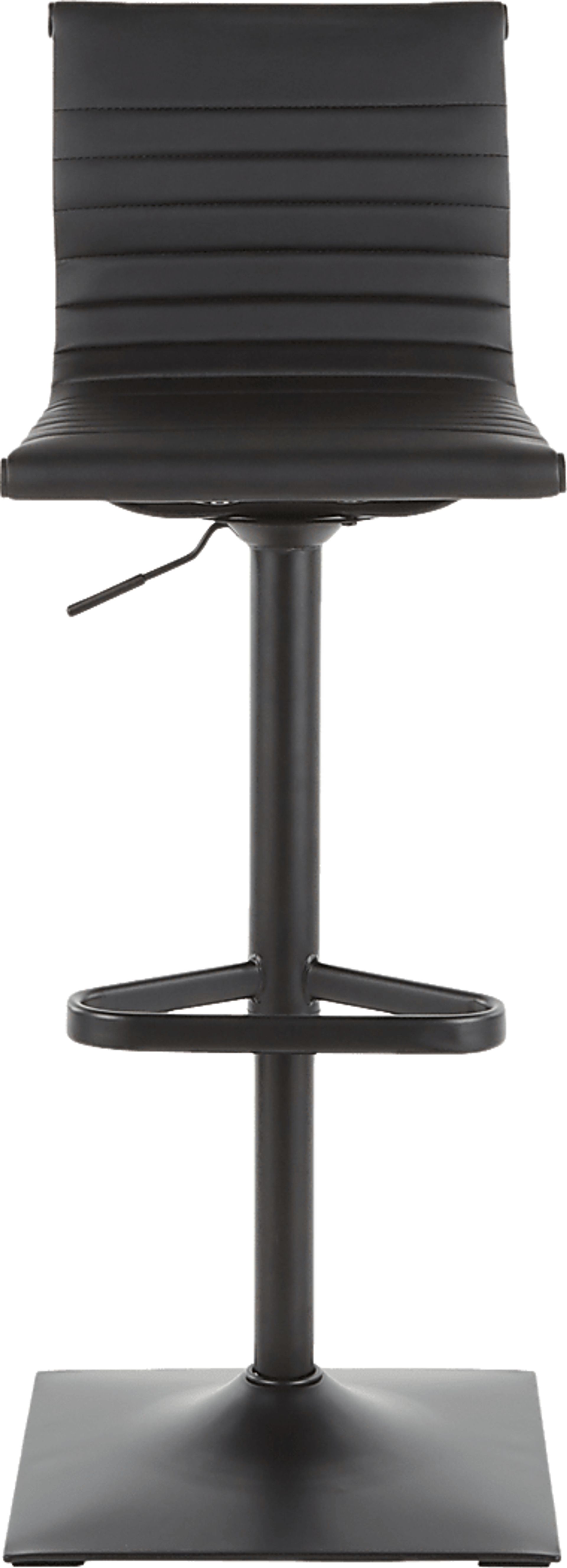 Hampden Black Adjustable Barstool - Image 5