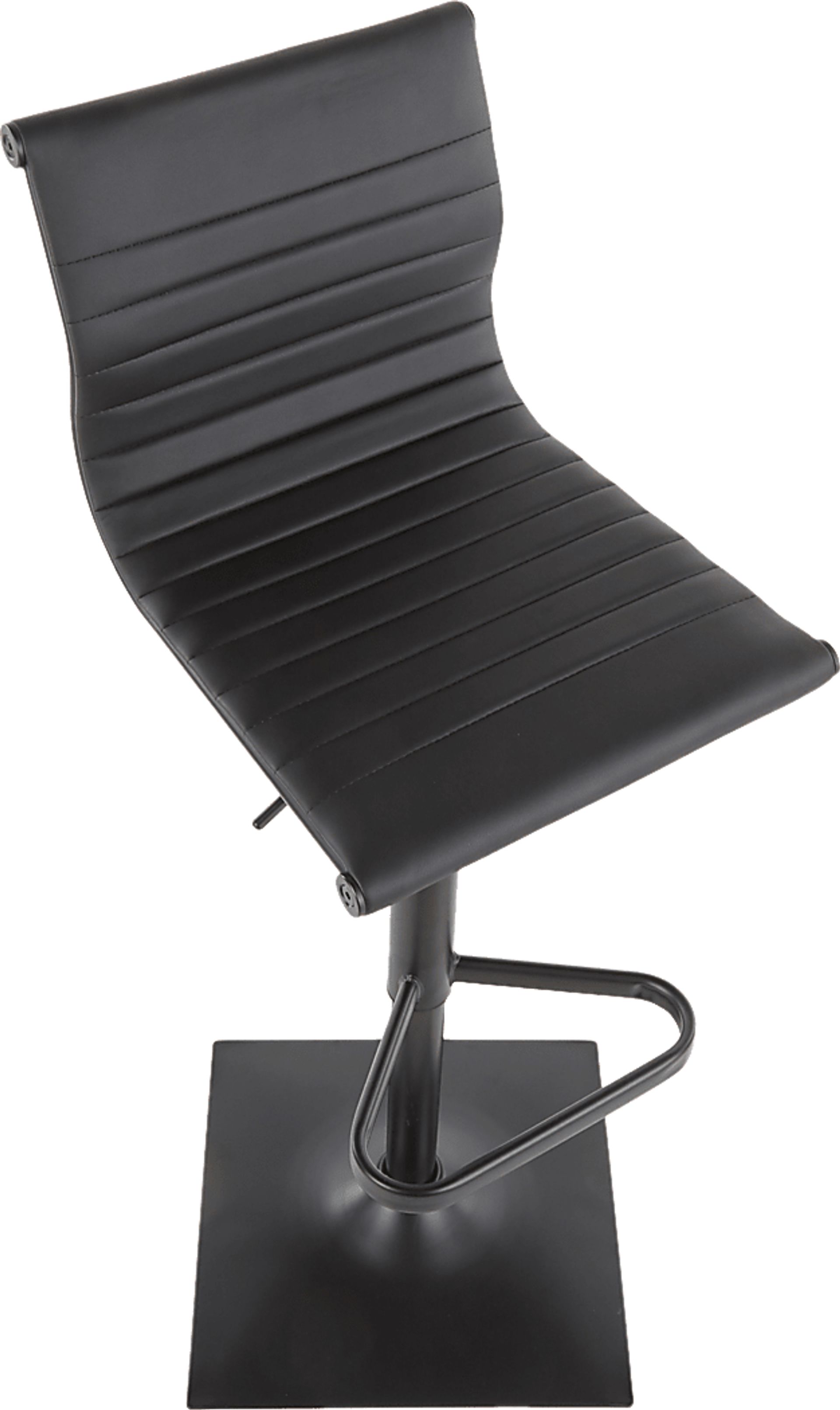 Hampden Black Adjustable Barstool - Image 6