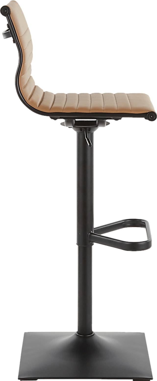 Hampden Camel Adjustable Barstool - Thumbnail - Image 2