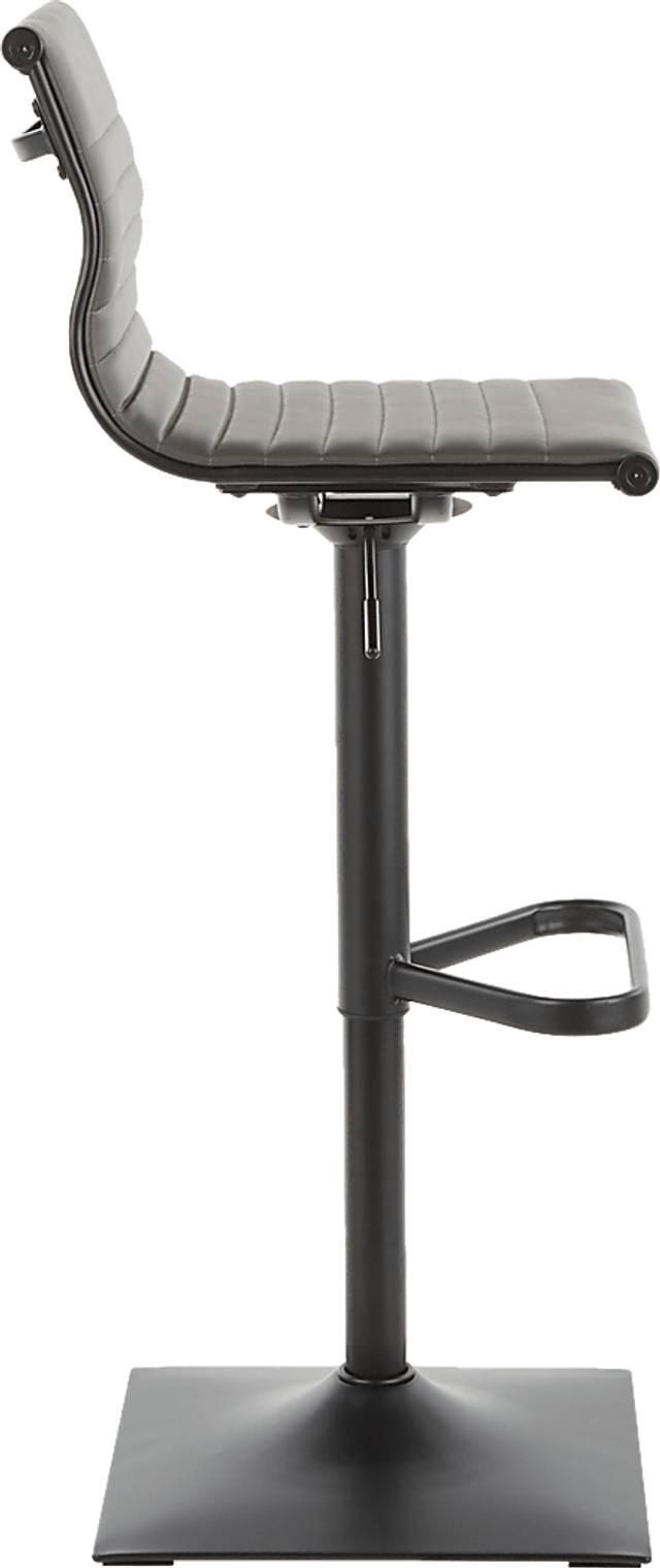 Hampden Gray Adjustable Barstool - Thumbnail - Image 2