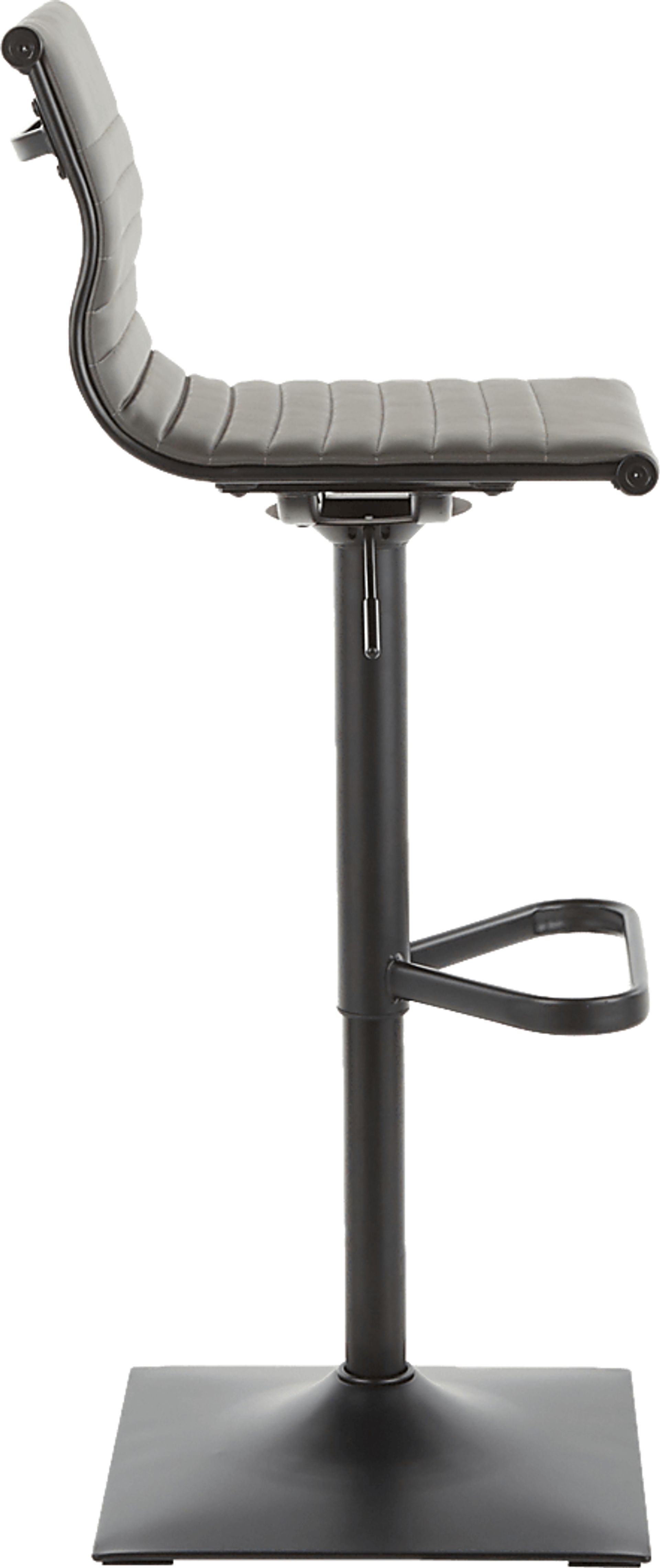 Hampden Gray Adjustable Barstool - Image 2