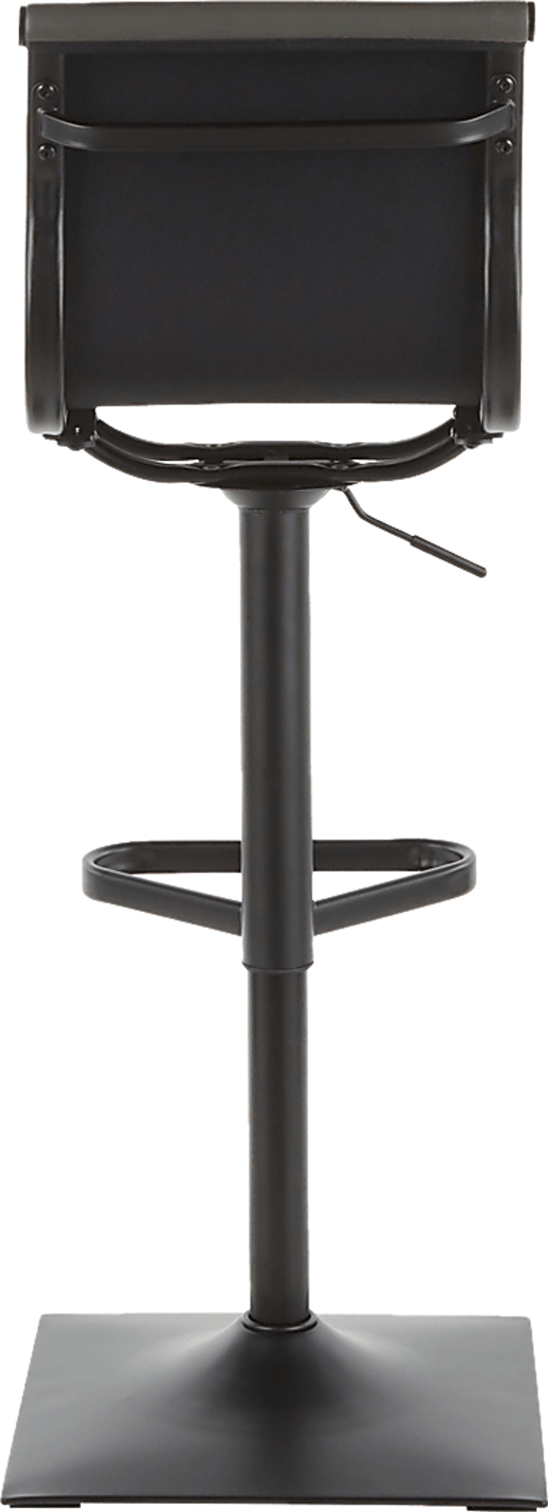 Hampden Gray Adjustable Barstool - Image 4