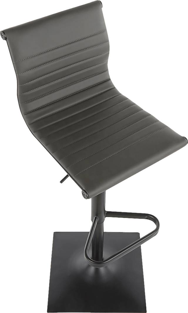 Hampden Gray Adjustable Barstool - Thumbnail - Image 6