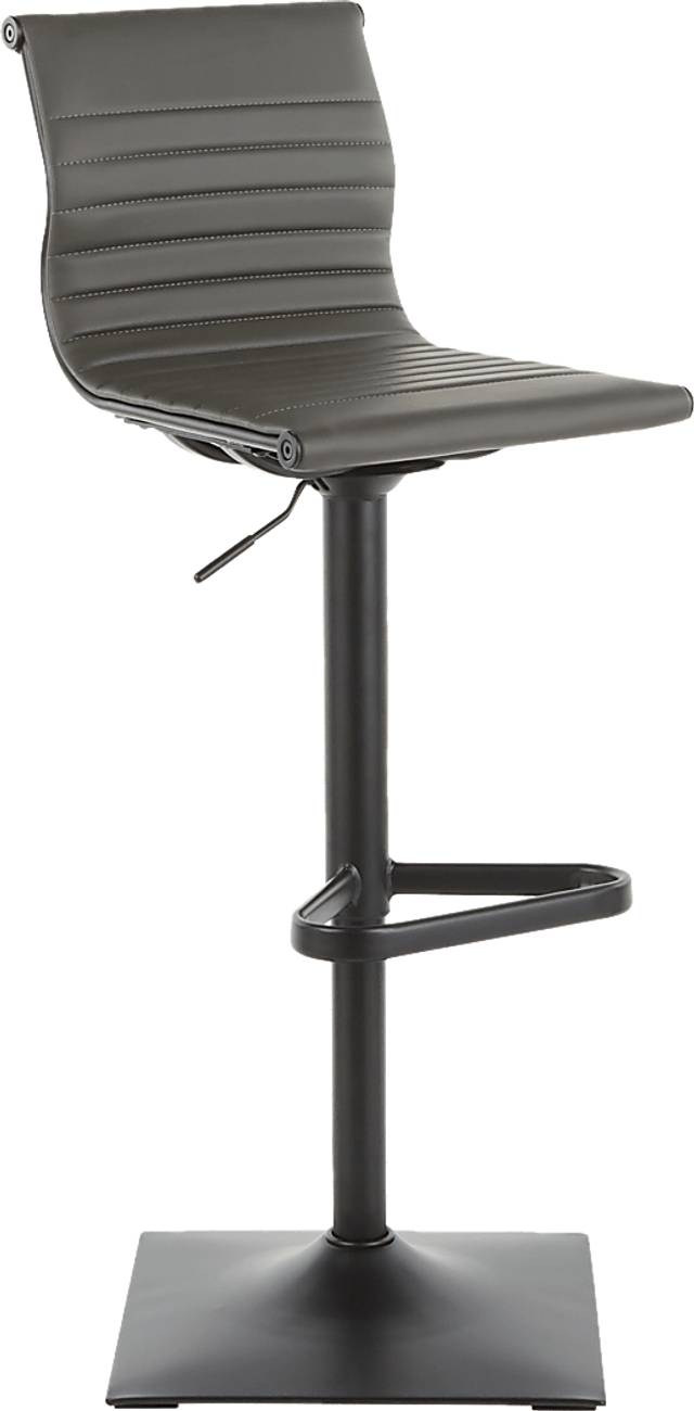 Hampden Gray Adjustable Barstool - Thumbnail - Image 1