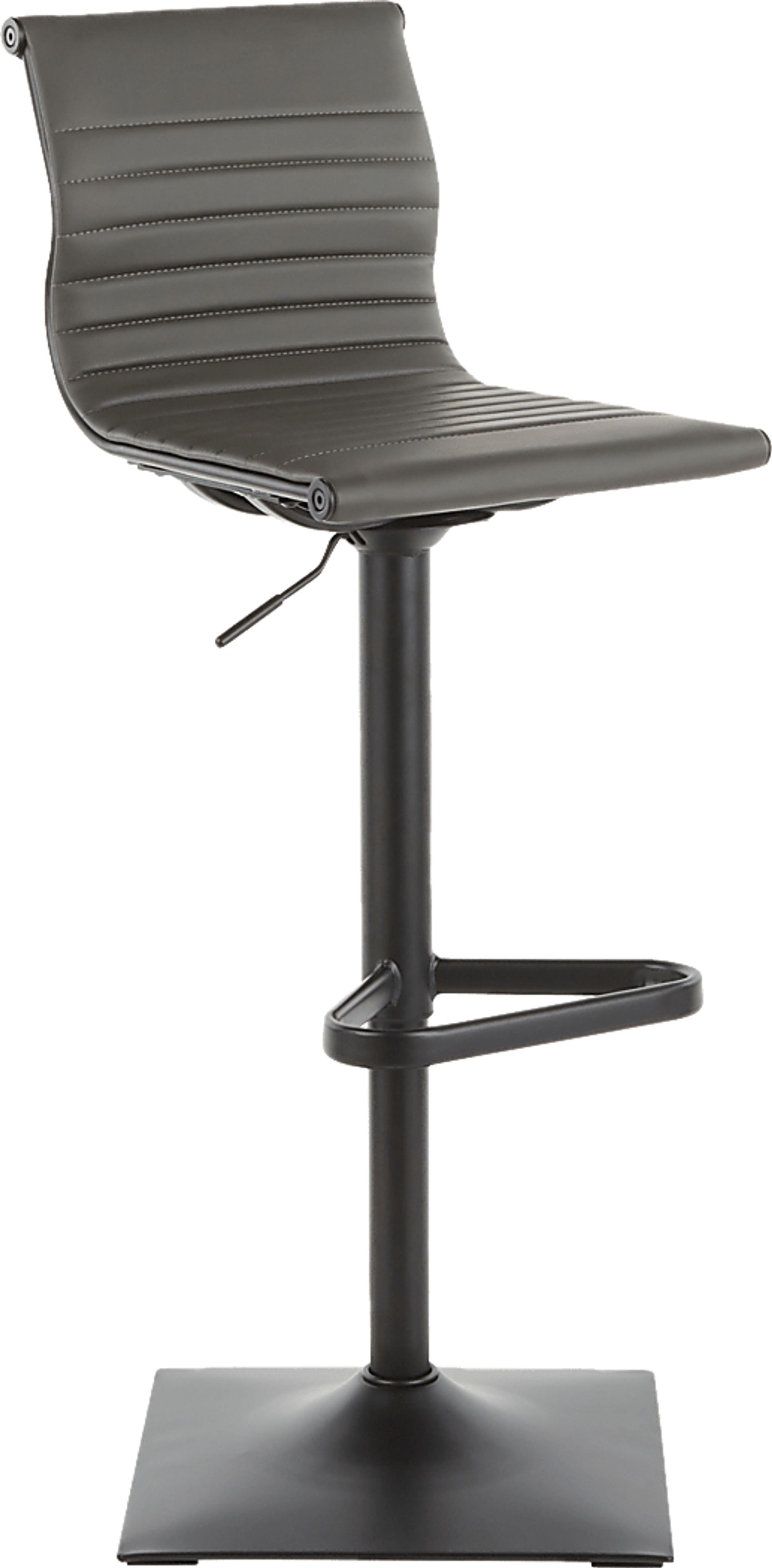 Hampden Gray Adjustable Barstool - Image 1