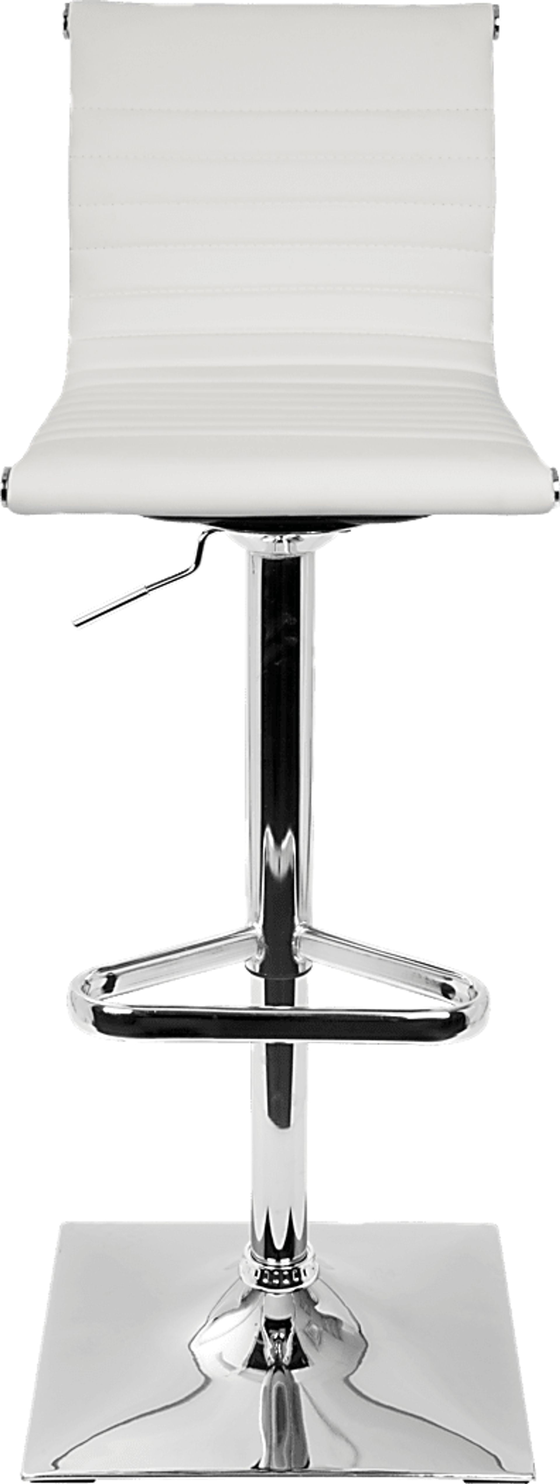 Hampden White 3 Pc Bar Height Dining Set - Image 3