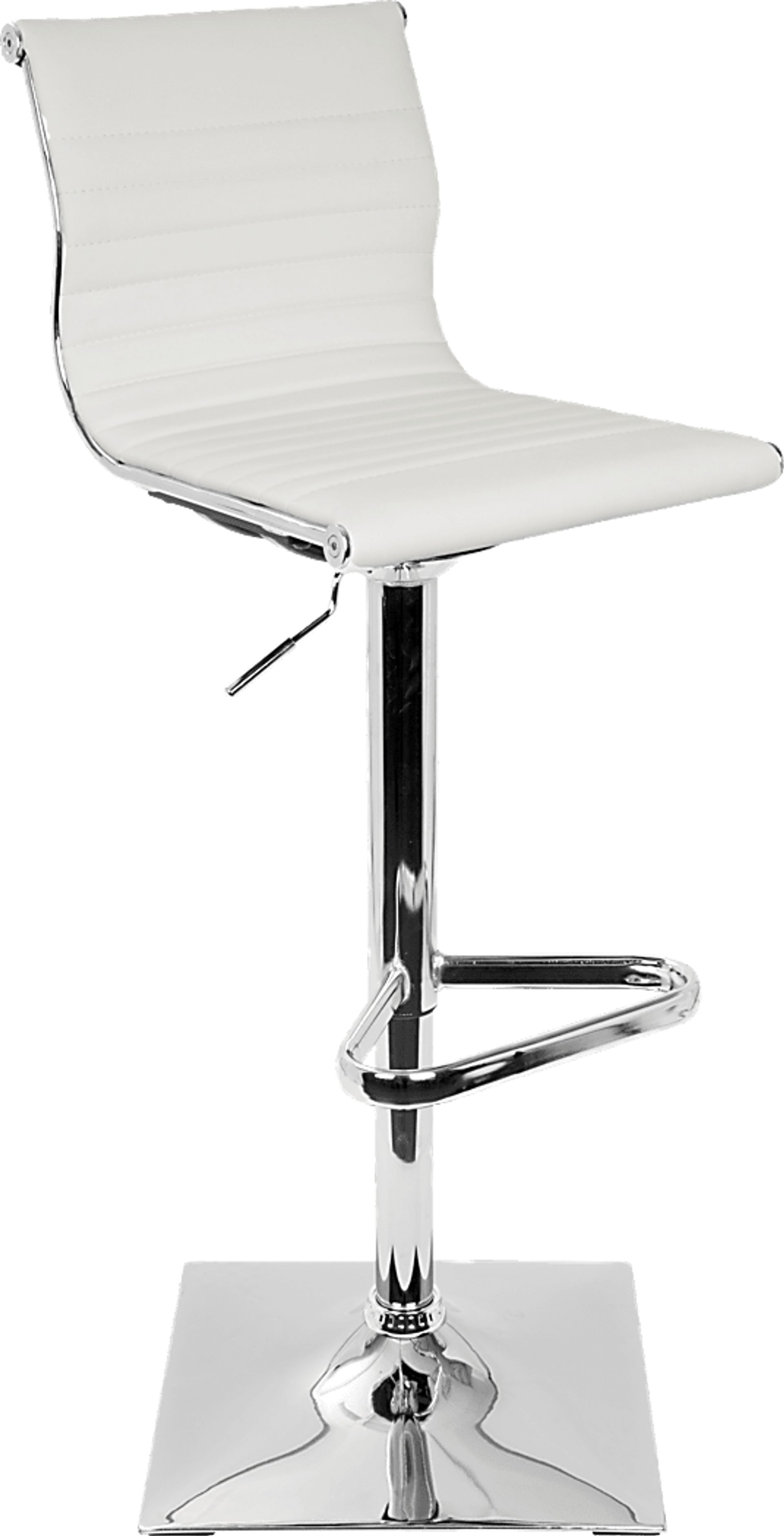 Hampden White 3 Pc Bar Height Dining Set - Image 4
