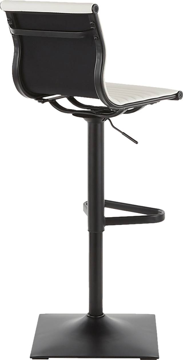 Hampden White Adjustable Barstool - Thumbnail - Image 3