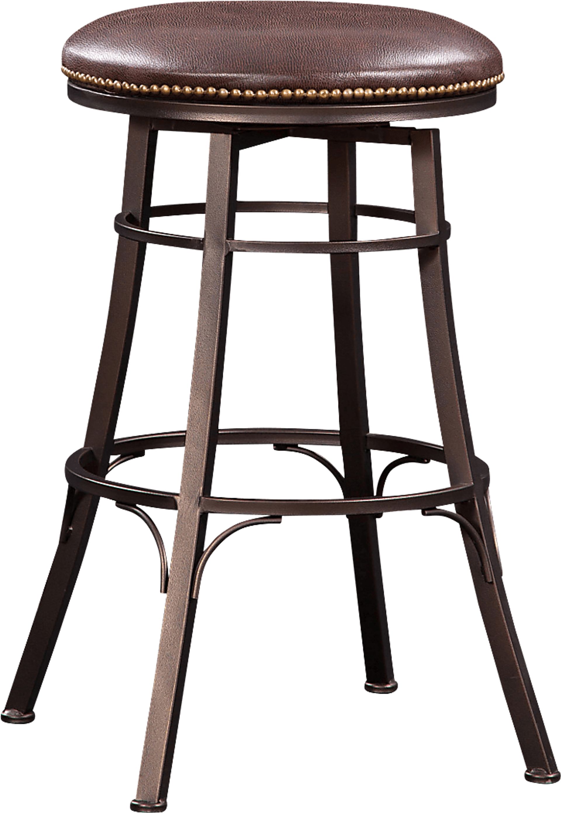 Hampney Brown Barstool - Image 1