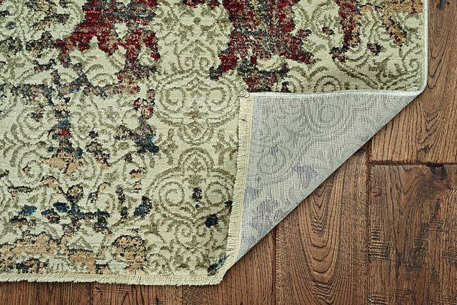Hampnia Ivory 5'3 x 7'7 Rug - Thumbnail - Image 4