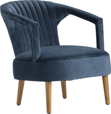 Hampson Blue Accent Chair