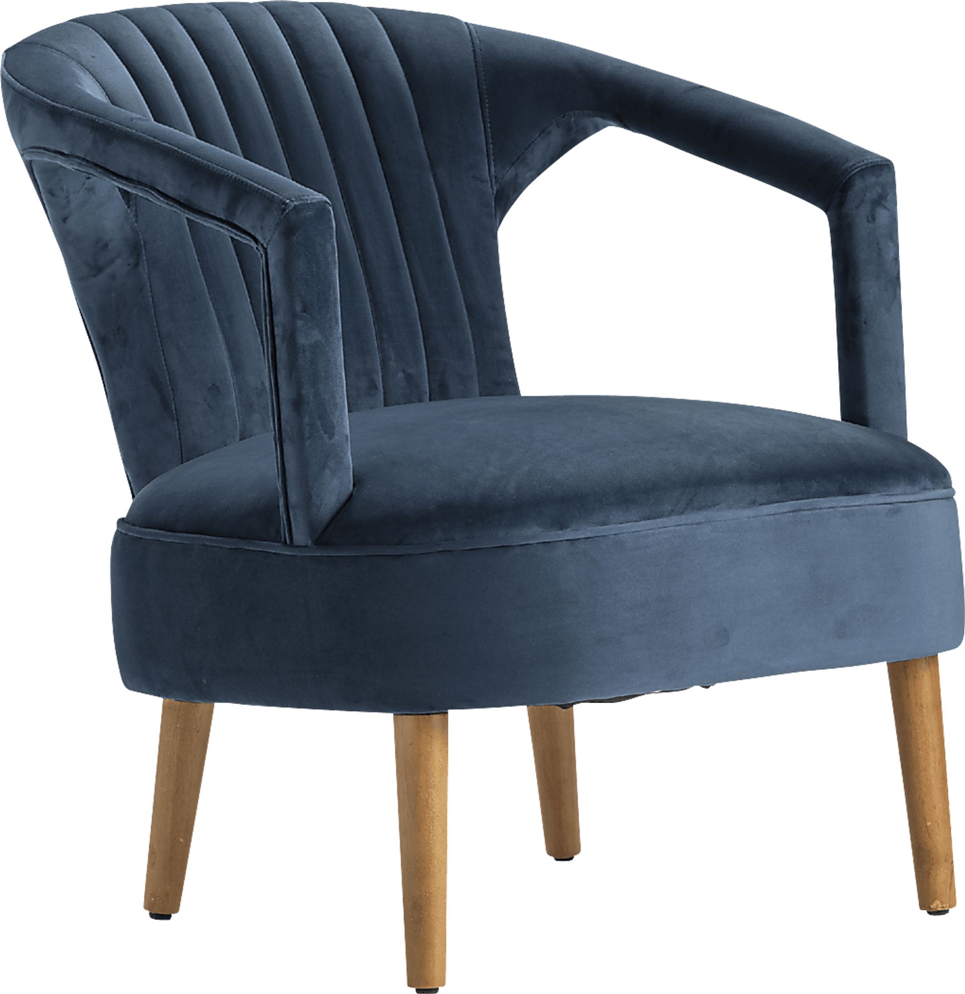 Hampson Blue Accent Chair - Image 1