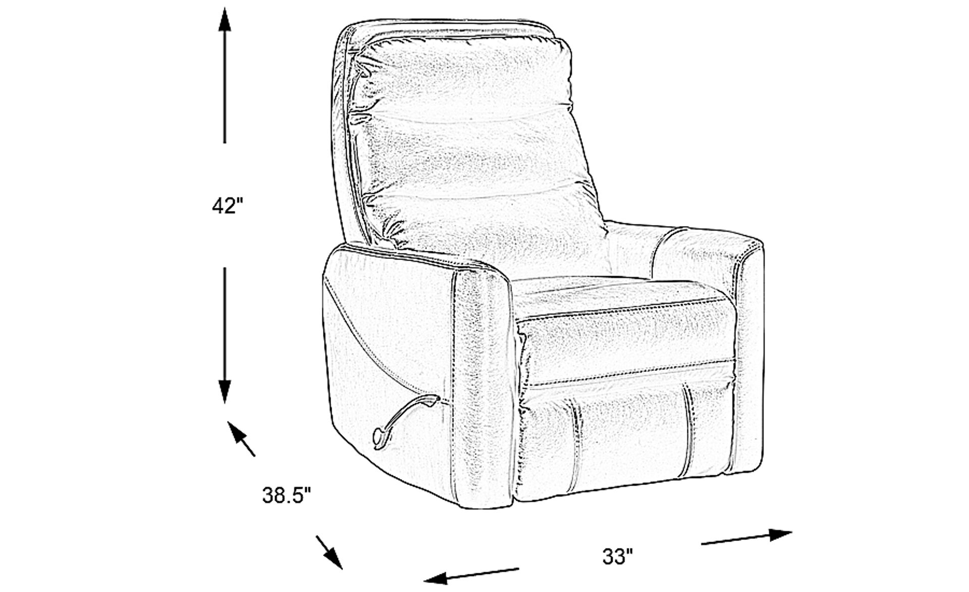 Dimension Image. Please refer to the Dimension Tab on this page for dimension details.