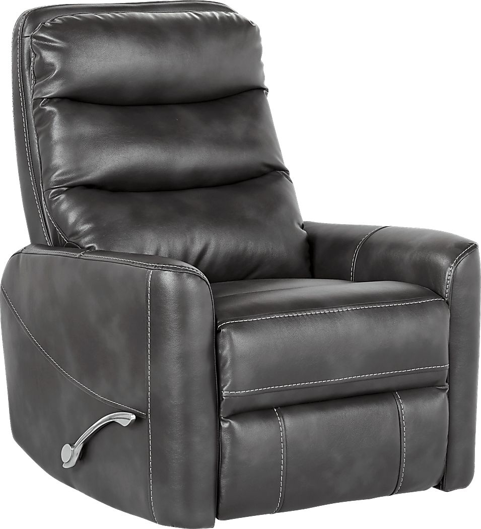 Bolero black discount swivel glider recliner