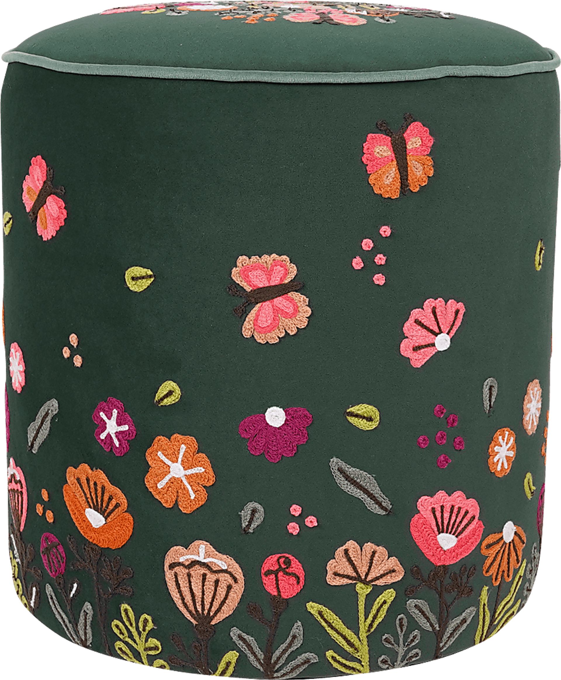 Hancana Green Ottoman - Image 5