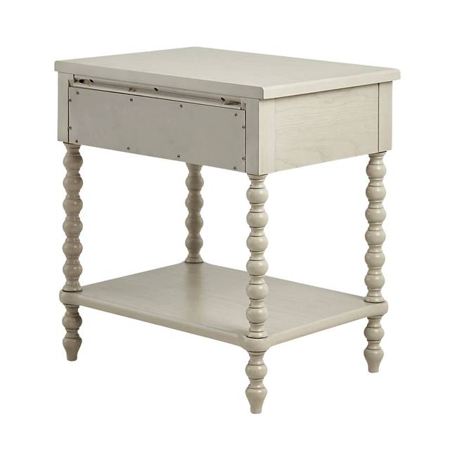 Hanchey White Accent Table - Thumbnail - Image 4