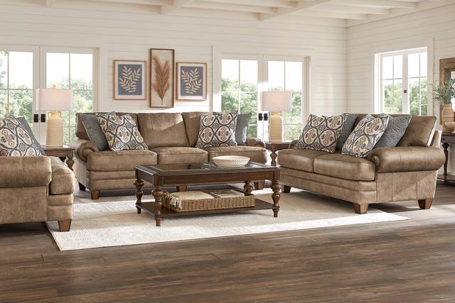 Hancock Park Brown 5 Pc Living Room - Thumbnail - Image 1