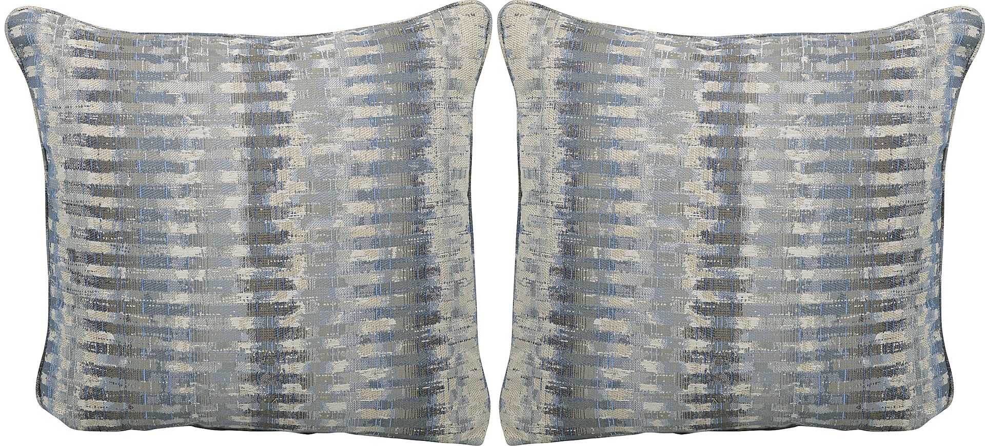Handcraft Denim Accent Pillow (Set of 2) - Image 1