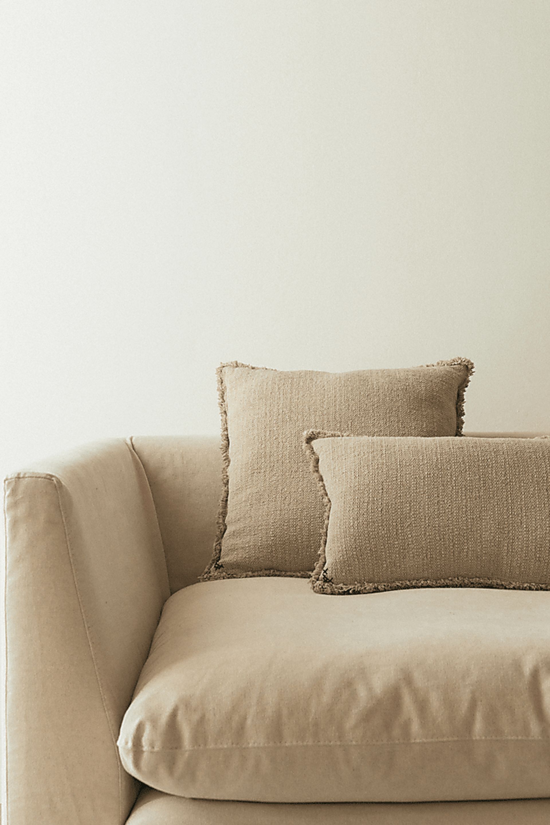 Handloom Beige/Natural Lumbar Pillow - Image 2