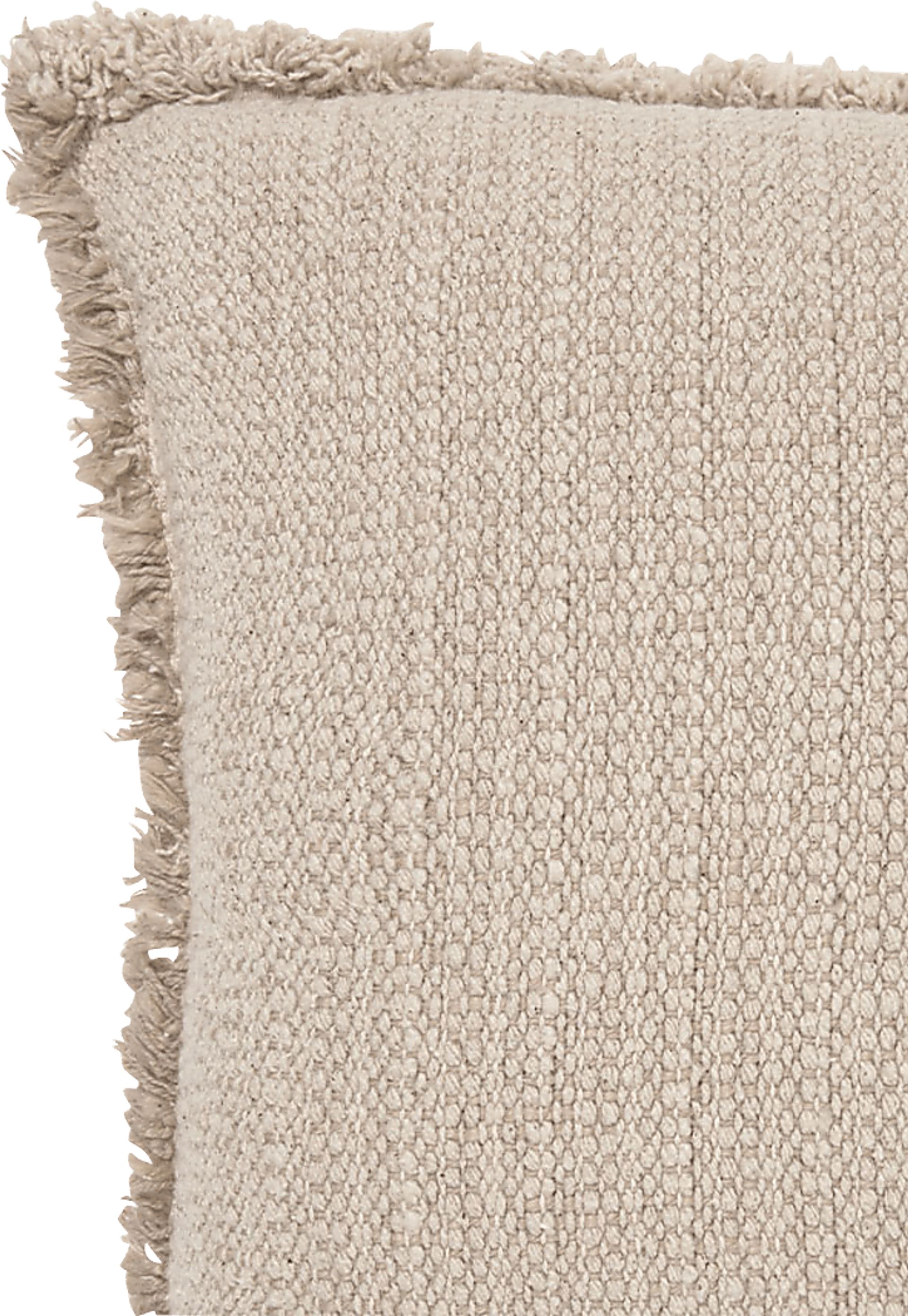 Handloom Beige/Natural Lumbar Pillow - Image 3