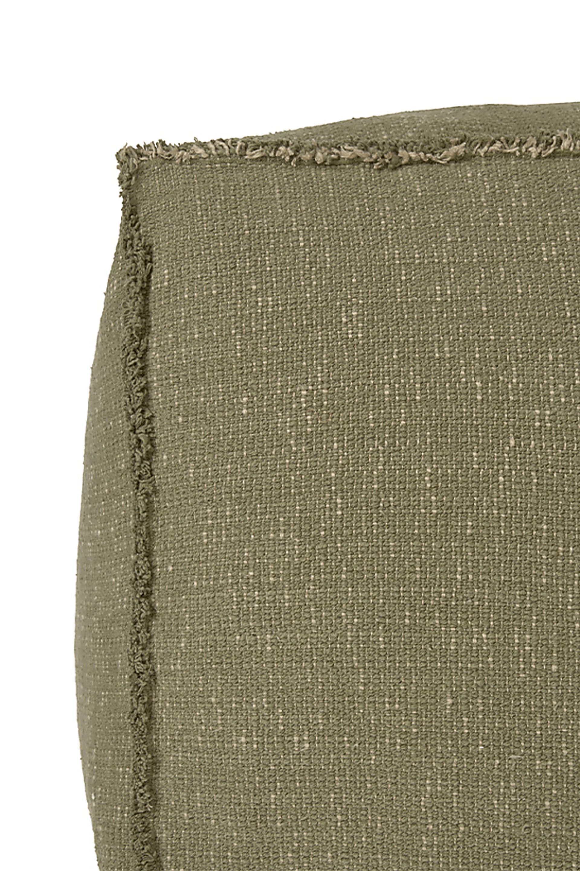 Handloom Green Pouf - Image 3