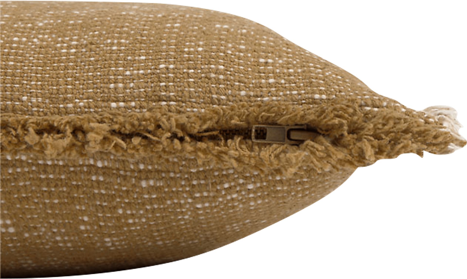 Handloom Tan/Natural Accent Pillow - Image 3