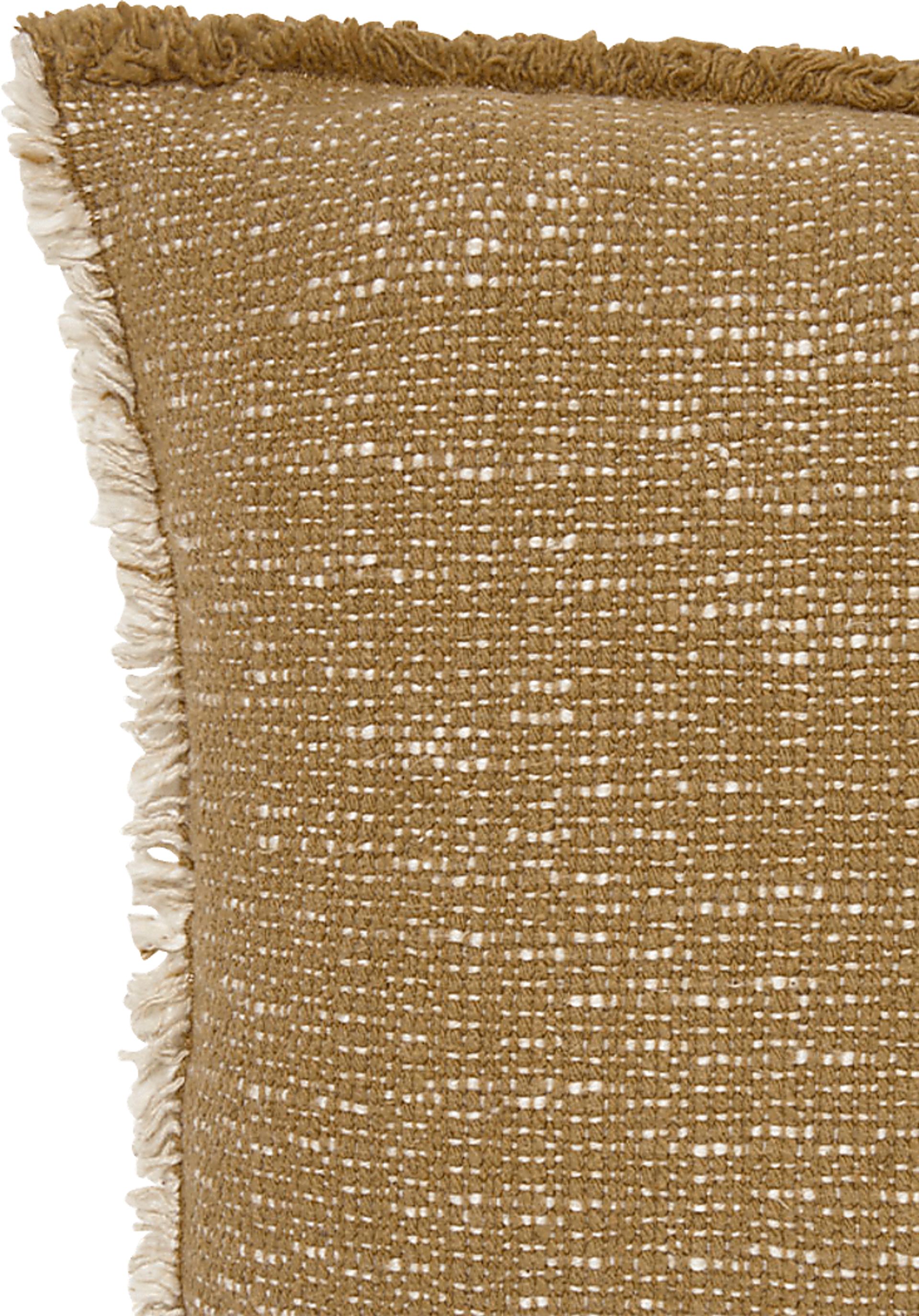 Handloom Tan/Natural Lumbar Pillow - Image 3