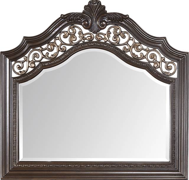 Handly Manor Pecan Mirror - Thumbnail - Image 1