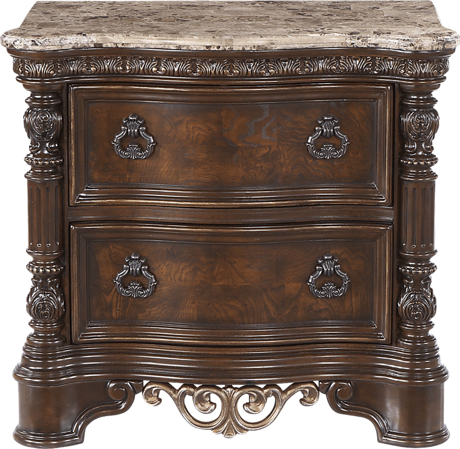 Handly Manor Pecan 7 Pc Queen Panel Bedroom - Image 11