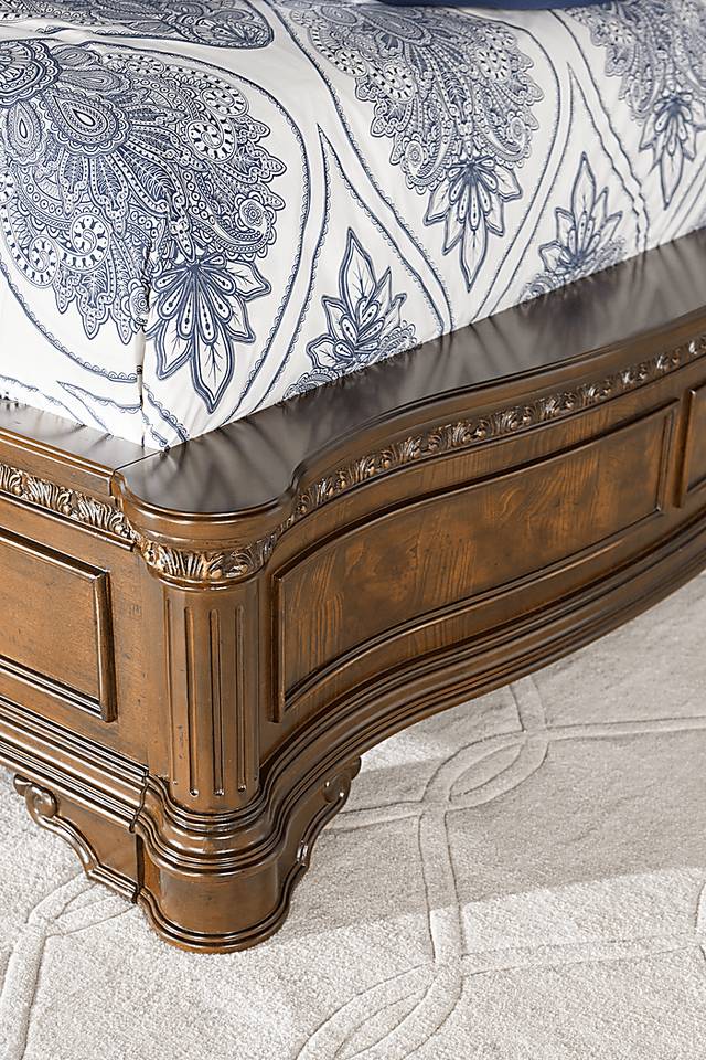 Handly Manor Pecan 5 Pc Queen Panel Bedroom - Thumbnail - Image 5