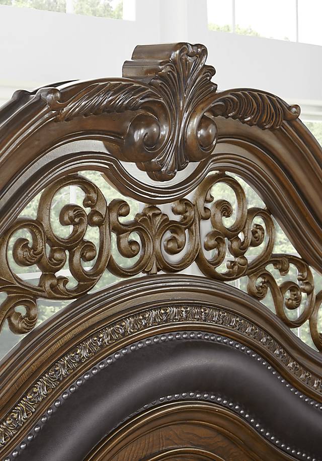 Handly Manor Pecan 5 Pc Queen Panel Bedroom - Thumbnail - Image 6