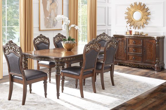 Handly Manor Pecan 5 Pc Rectangle Dining Room
