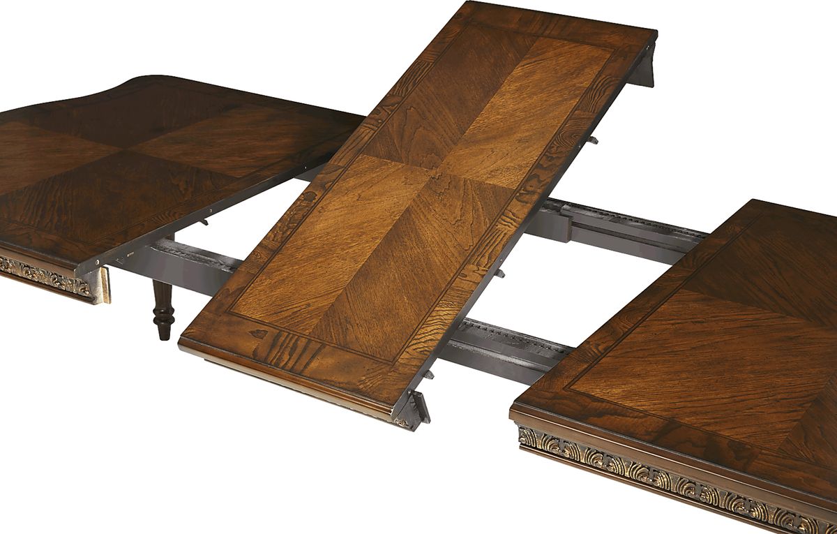Handly Manor Dark Pecan Wood Dining Table | Rooms to Go