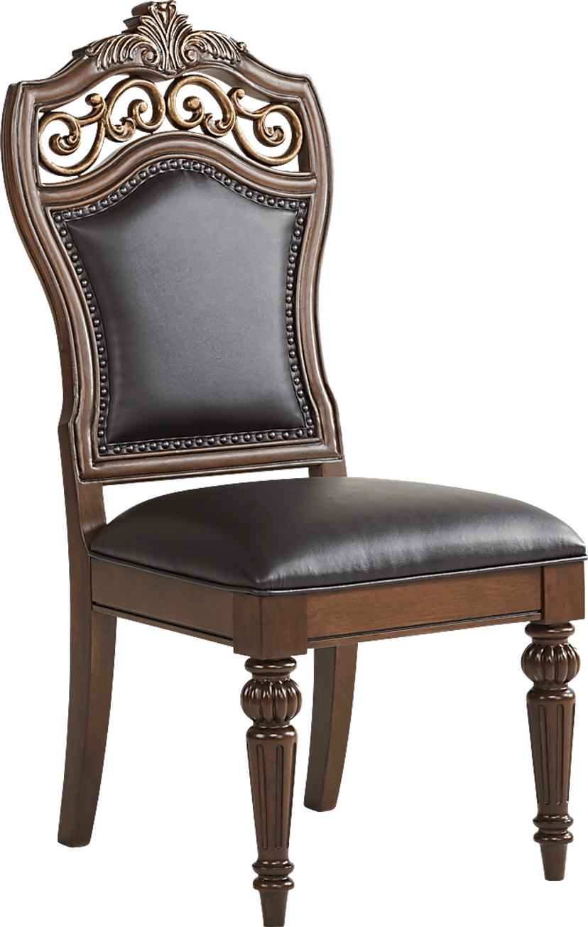 Handly Manor Tobacco Upholstered Side Chair