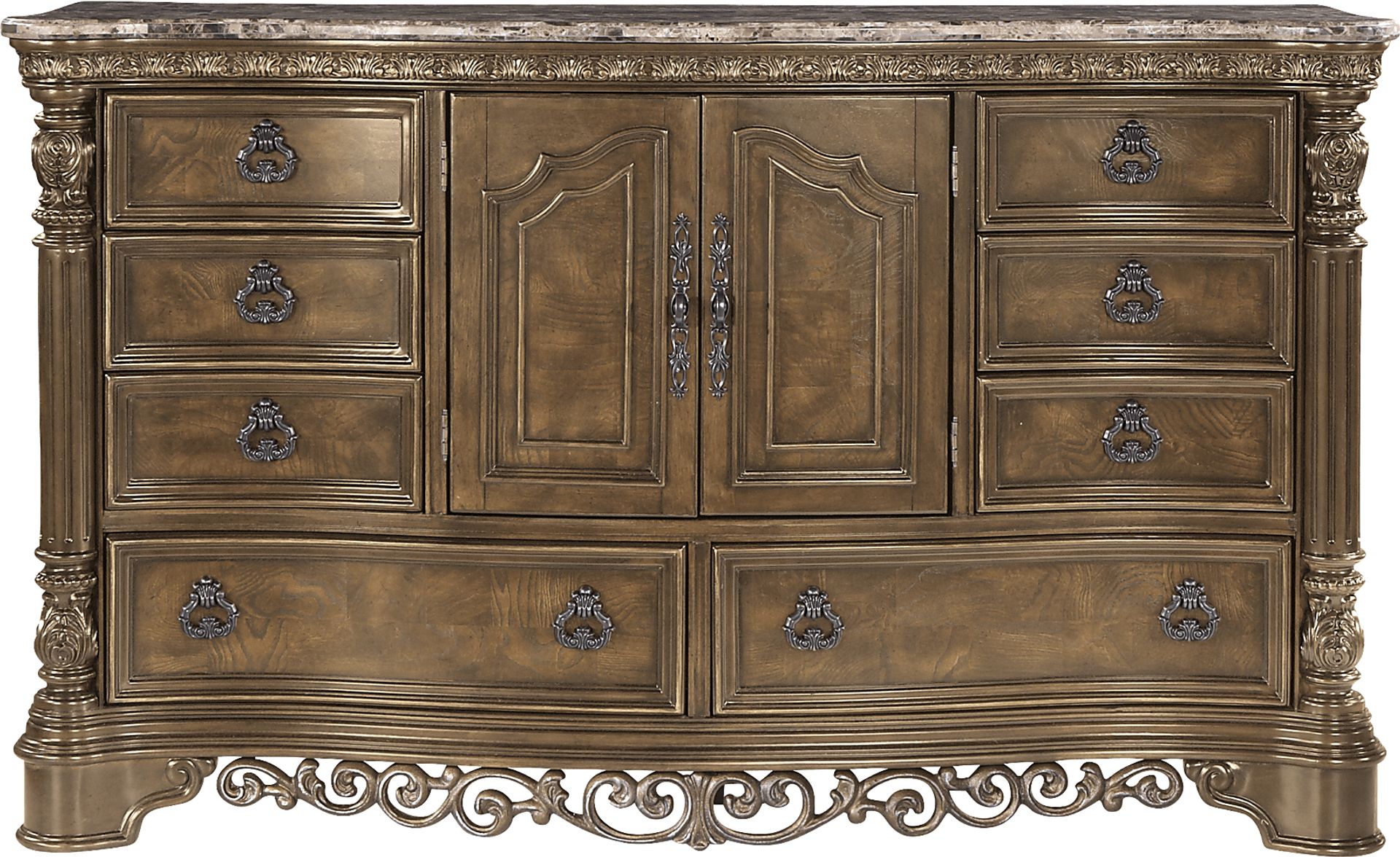 Handly Manor Toffee 8 Pc King Bedroom - Image 3