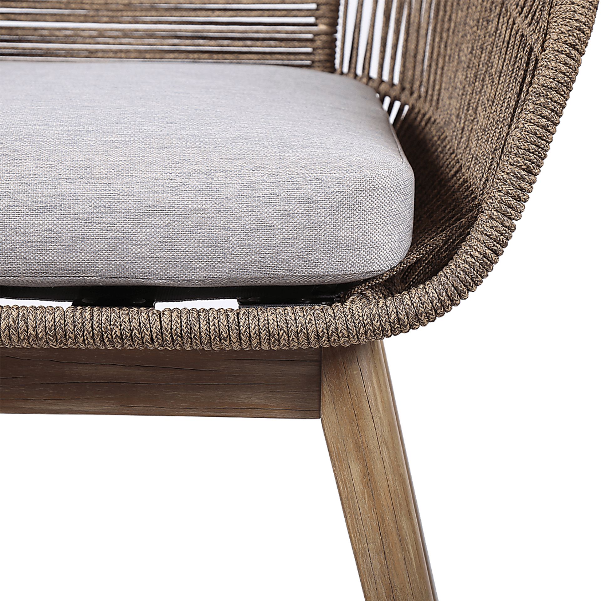 Hanella Gray Outdoor Arm Chair - Image 5
