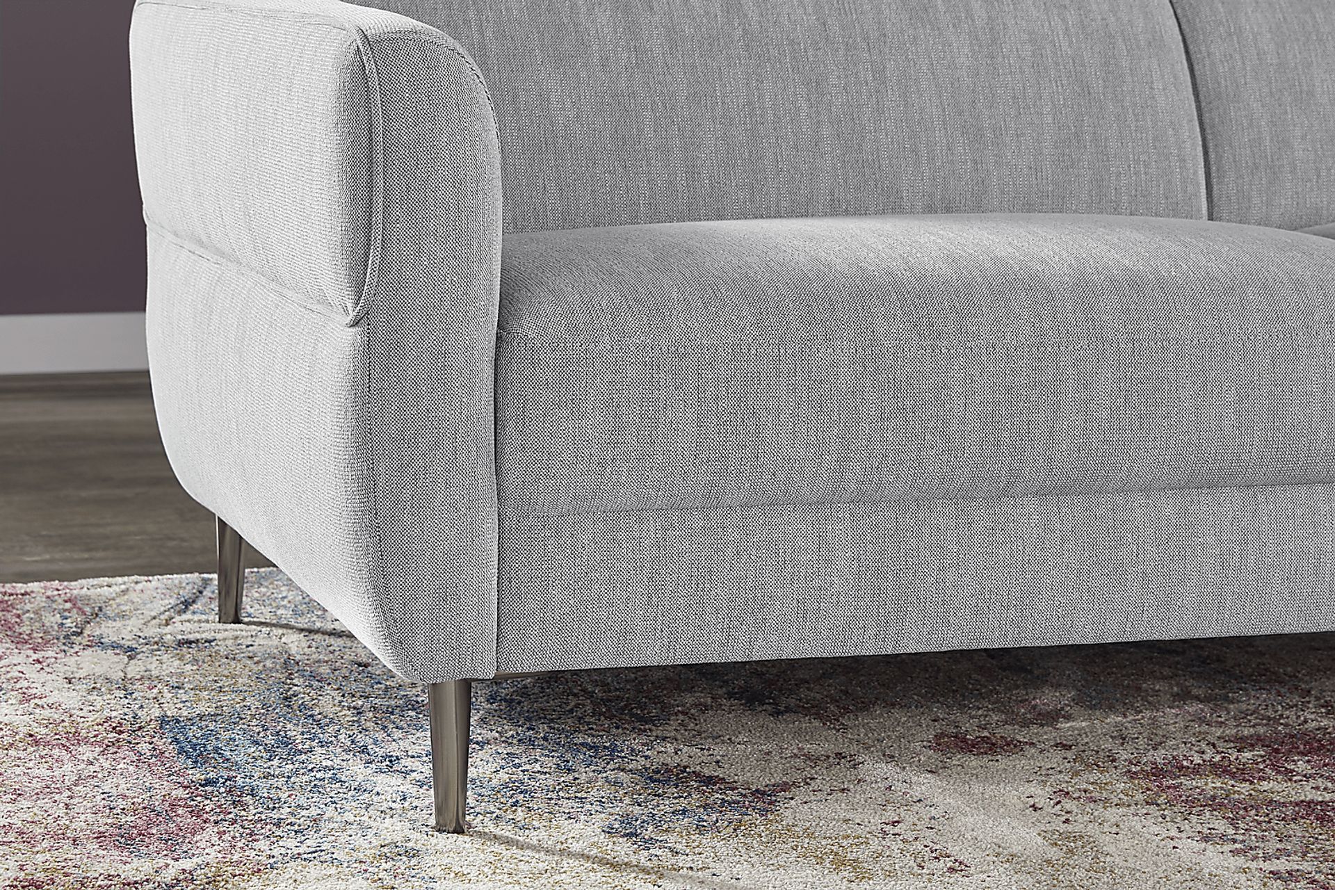 Hanford Falls Platinum 2 Pc Sectional - Image 4