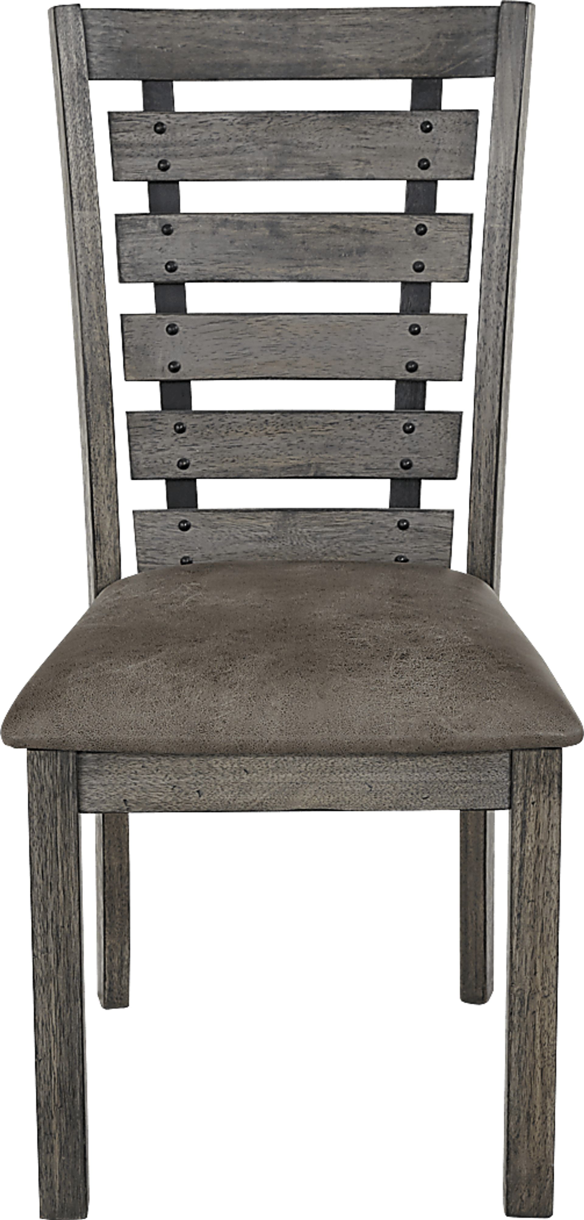 Hangah Gray Side Chair, Set of 2 - Image 2