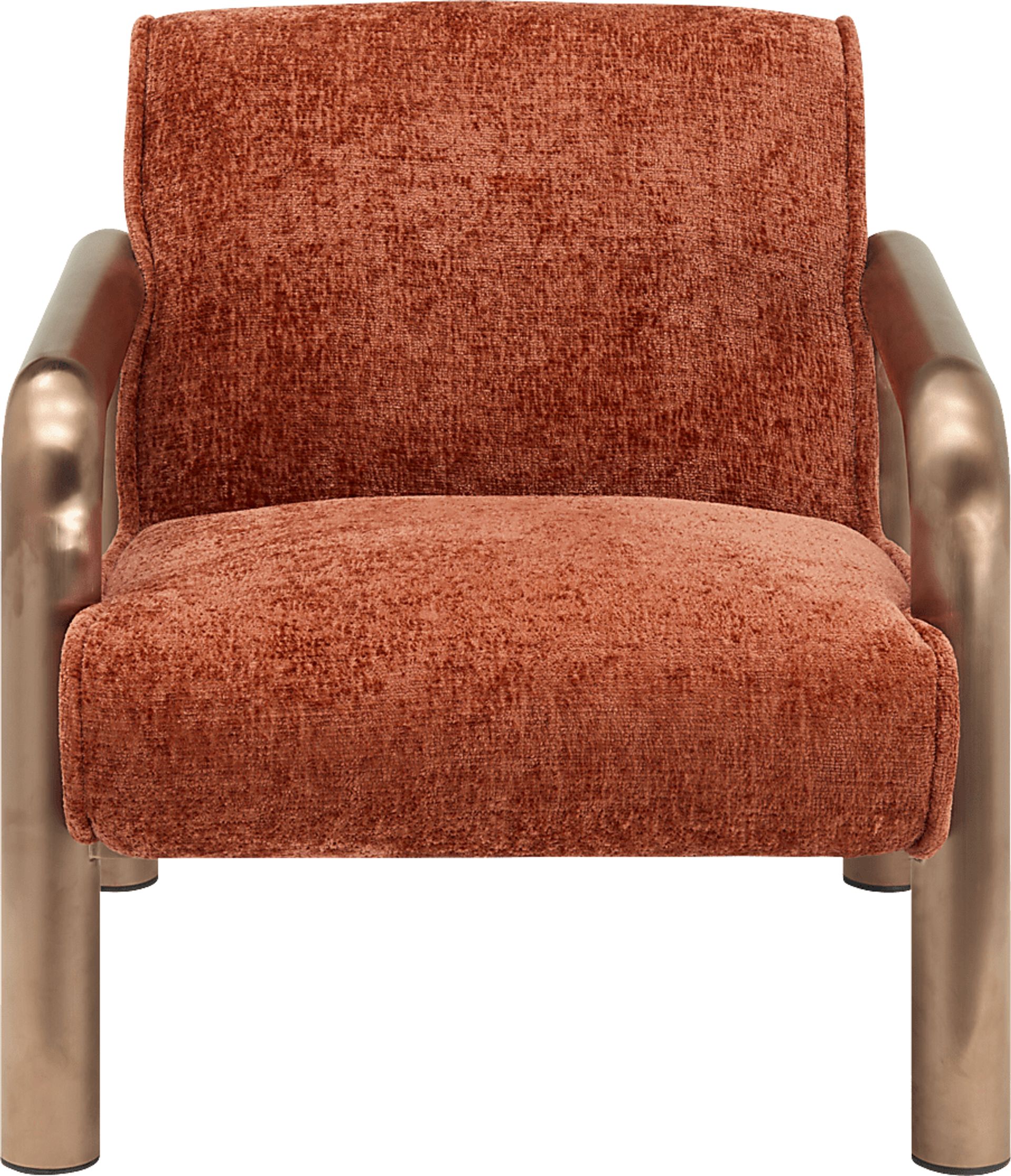 Hani Orange Accent Chair - Image 2