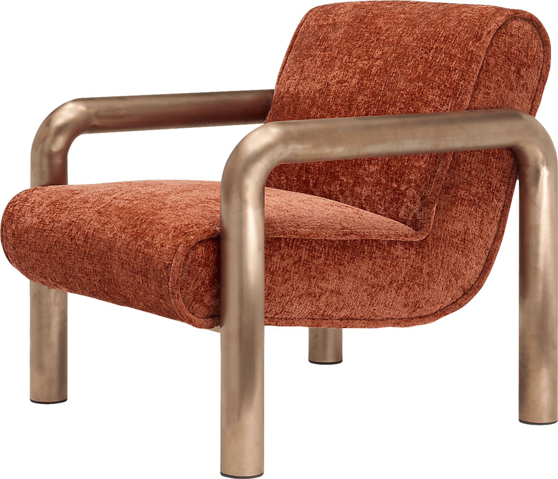 Hani Orange Accent Chair - Image 1
