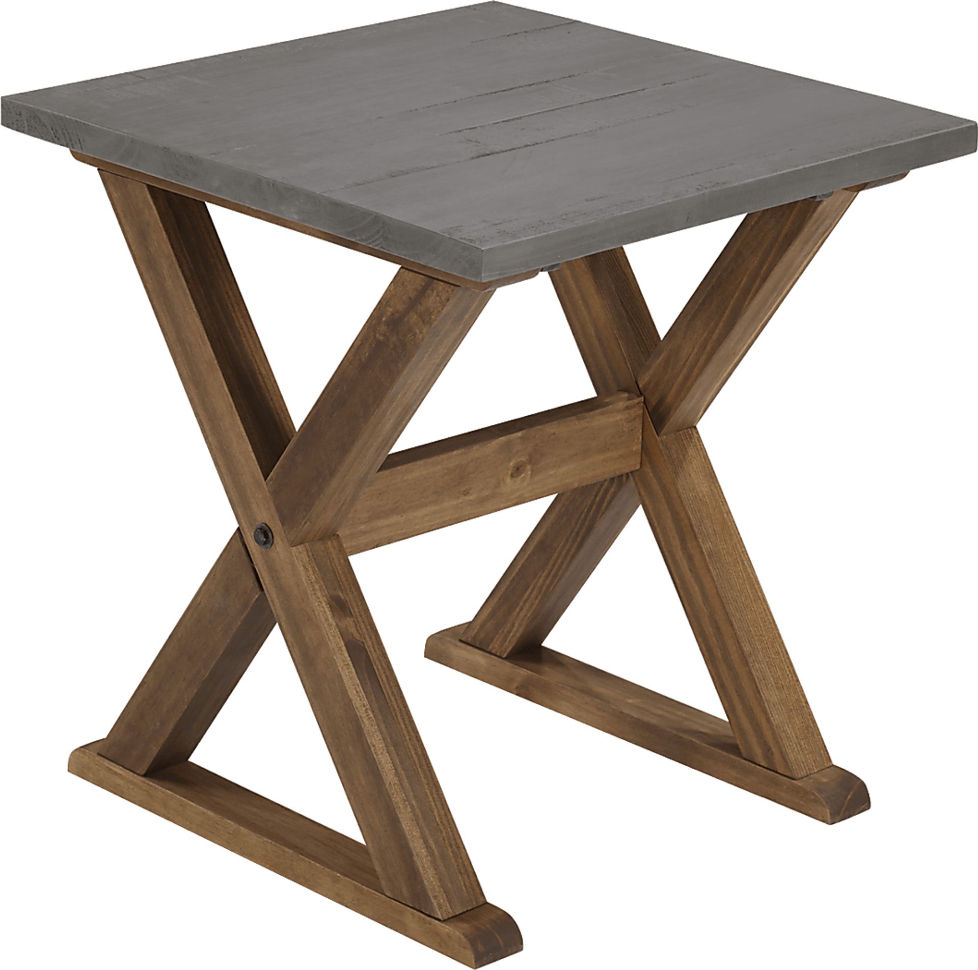 Hanifin Gray Side Table - Image 1