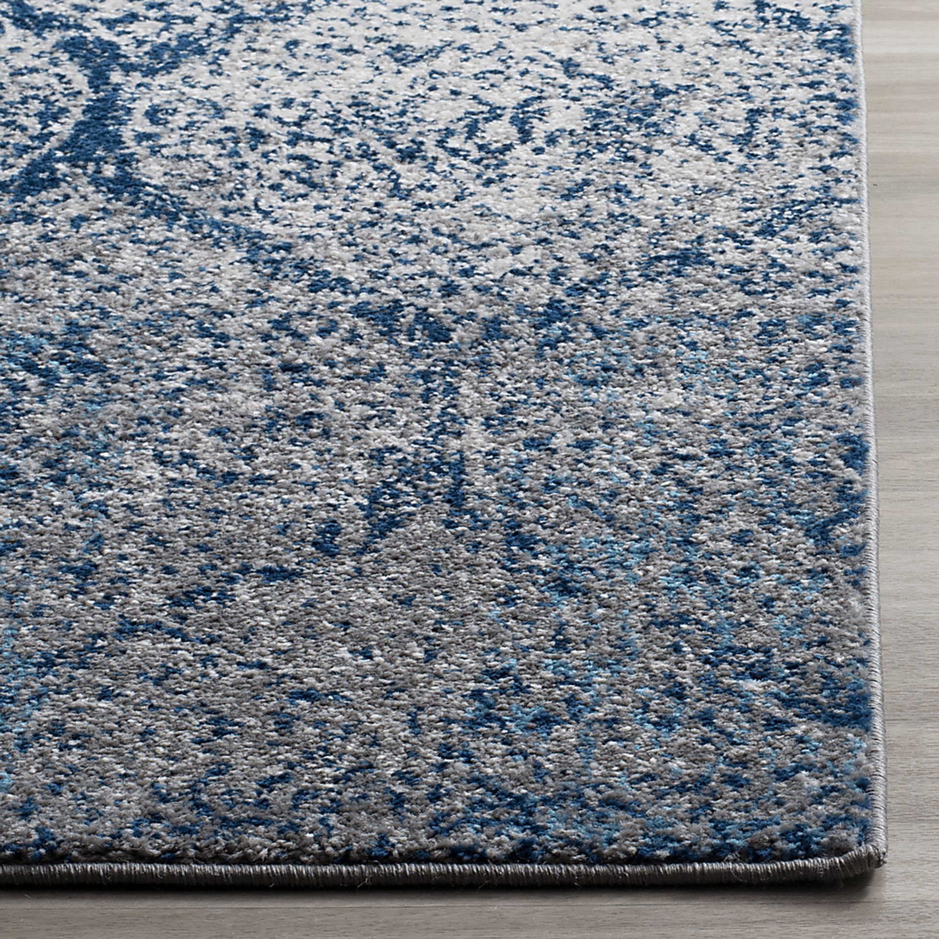 Hanley Court Navy 2'3 x 8' Runner Rug - Image 3