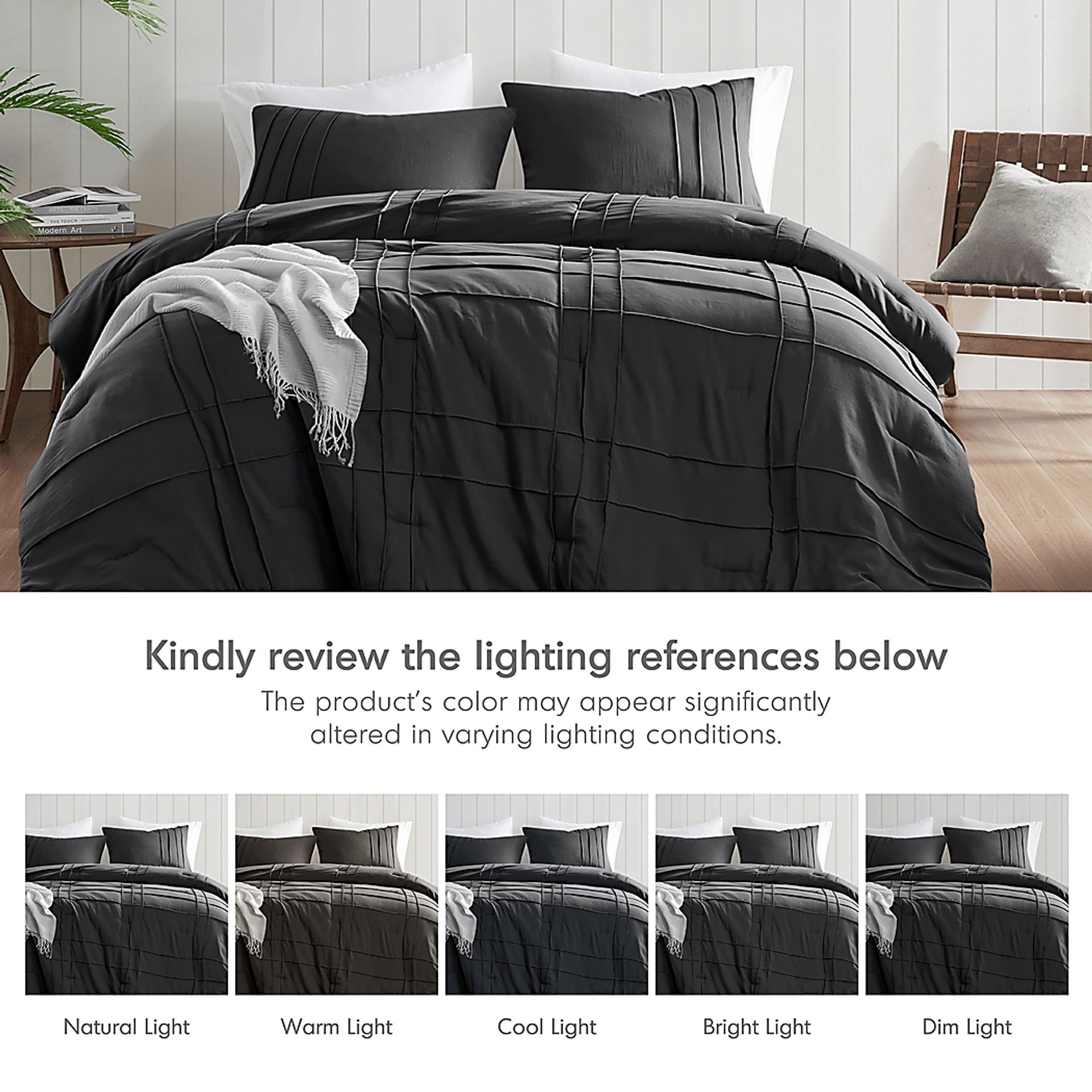 Hanleyea Black Queen 3 Pc Comforter Set - Image 8