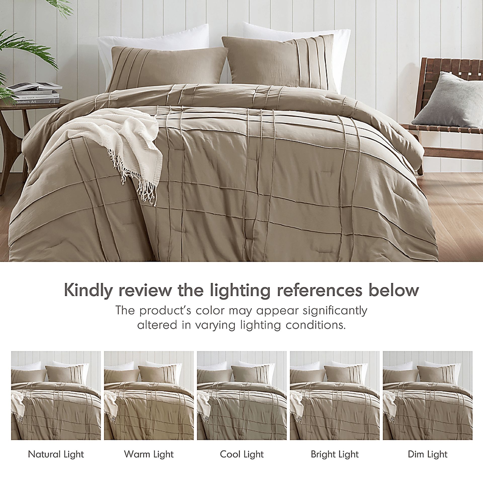 Hanleyea Brown Queen 3 Pc Comforter Set - Image 9