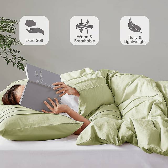 Hanleyea Sage Green Queen 3 Pc Comforter Set - Thumbnail - Image 14