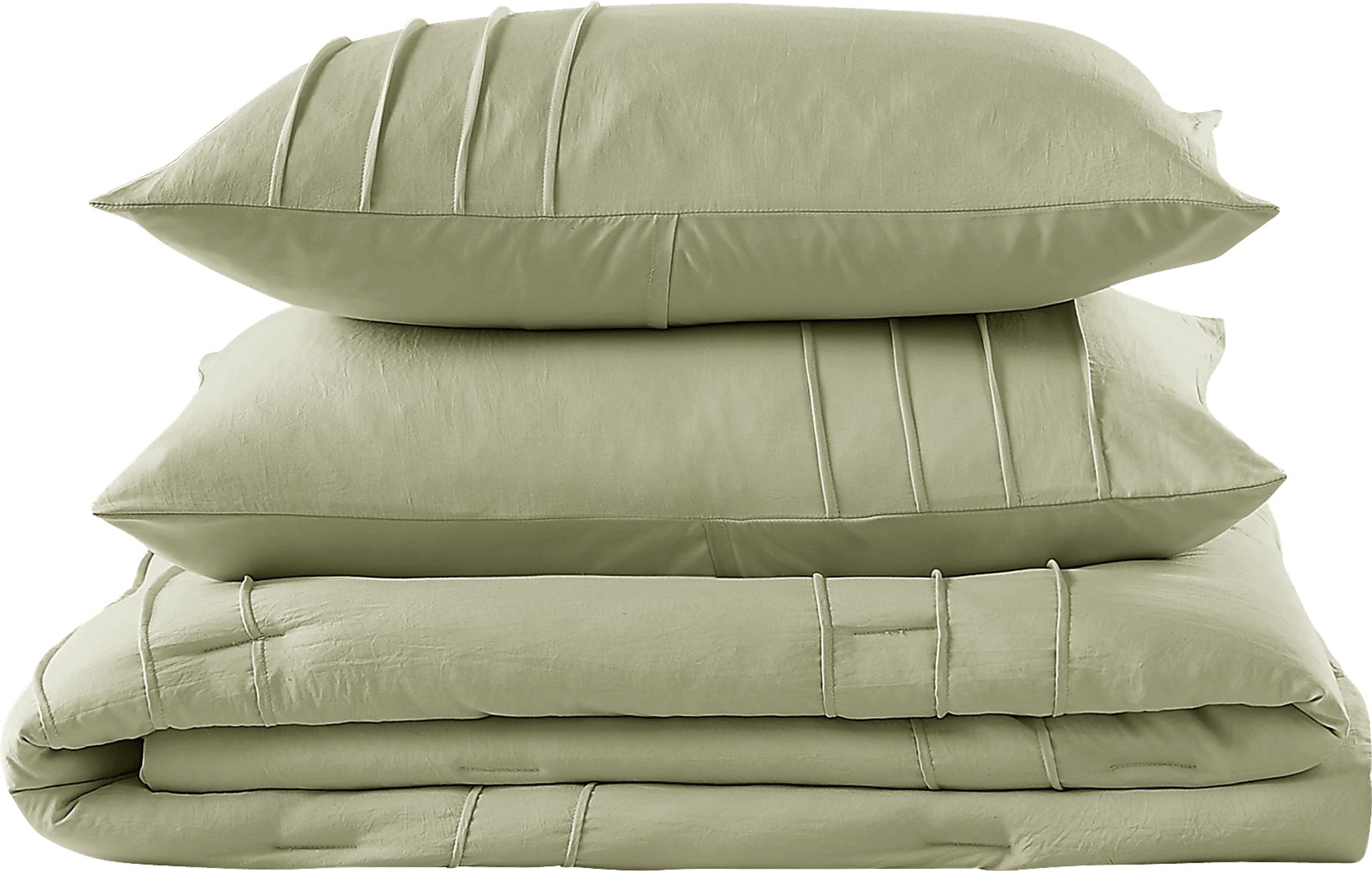 Hanleyea Sage Green Queen 3 Pc Comforter Set - Image 7