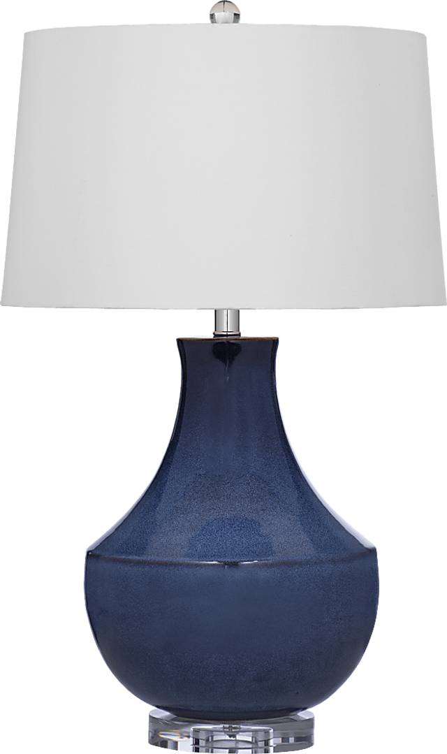 Hanover Hollow Blue Lamp - Thumbnail - Image 1