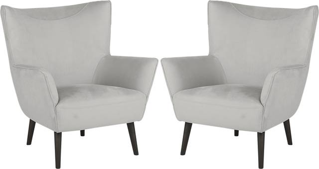 Hansel Gray Accent Chair (Set of 2) - Thumbnail - Image 1