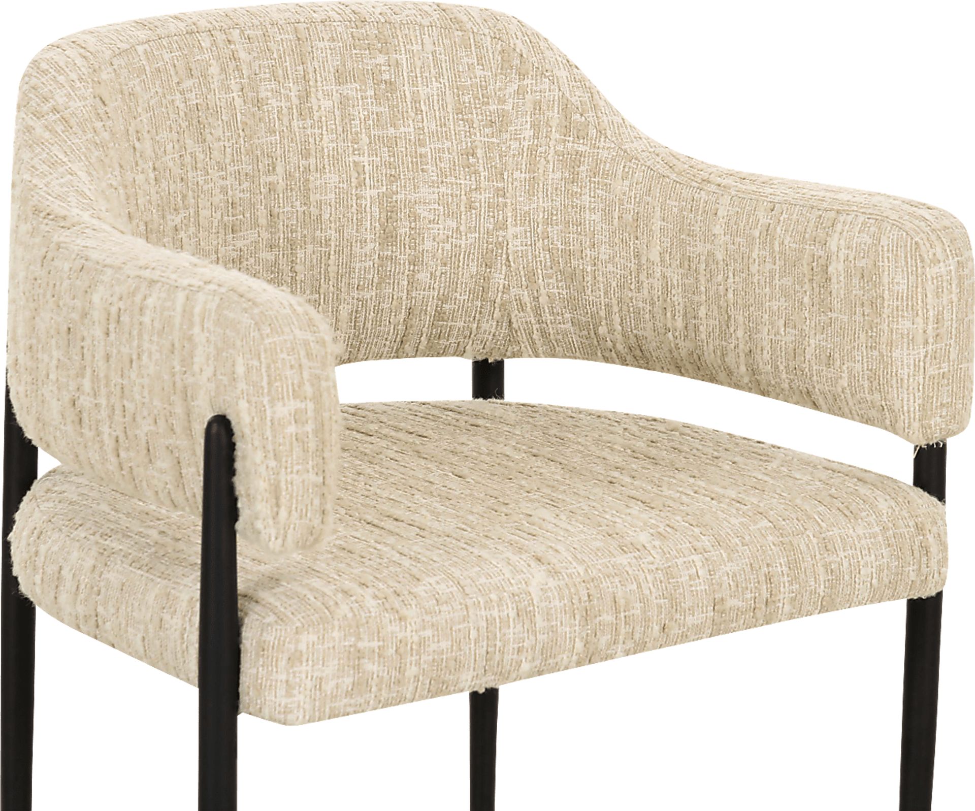 Hansomcab Cream Arm Chair - Image 5