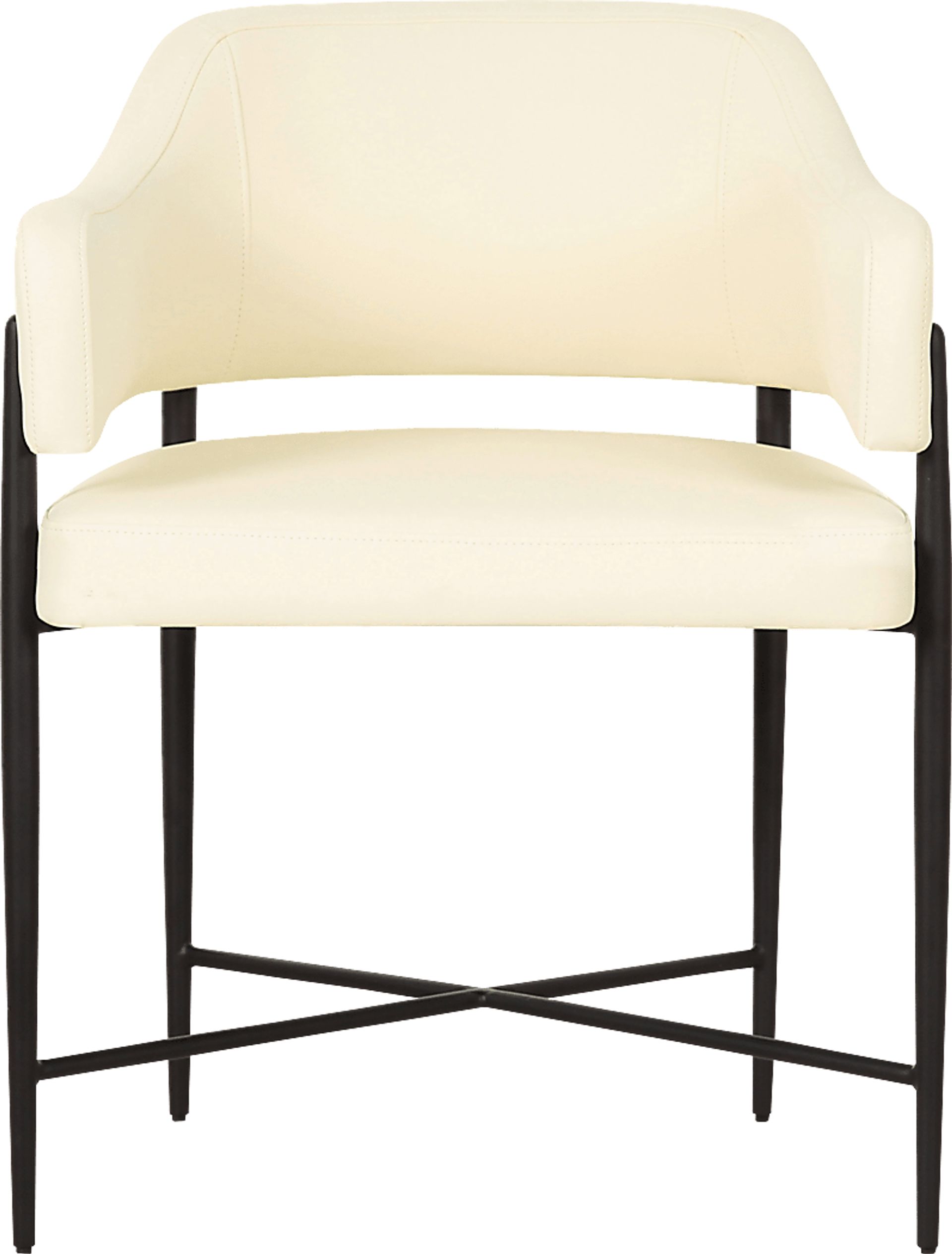Hansomcab II Cream Arm Chair - Image 3